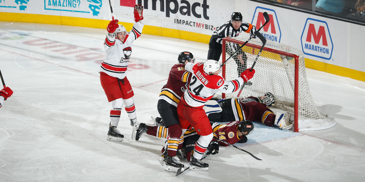Checkers Win Game 3 on Connor Brickley's Overtime Goal
